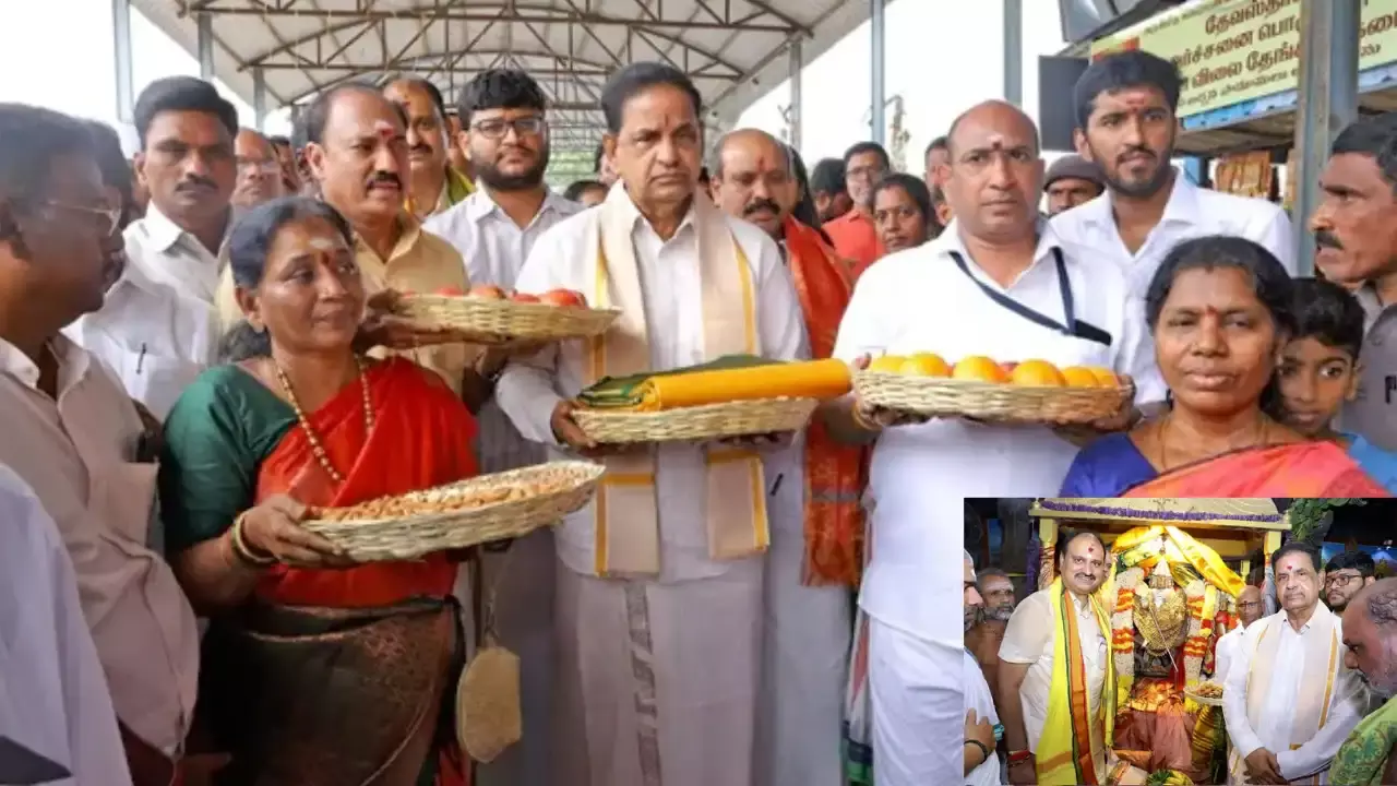 TTD Chairman : తిరుత్తణి సుబ్రహ్మణ్య స్వామికి శ్రీవారి పట్టువస్త్రాల సమర్పించిన టీటీడీ చైర్మన్ బీఆర్ నాయుడు