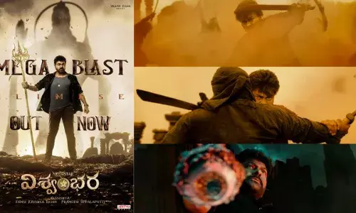 Viswambhara GLIMPSE :  విశ్వంభర గ్లింప్స్.. ఈ సారి అదుర్స్ అంతే Viswambhara GLIMPSE :  విశ్వంభర గ్లింప్స్.. ఈ సారి అదుర్స్ అంతే