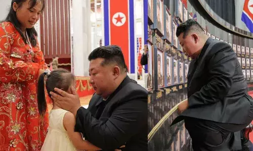 ఉత్తర కొరియా నియంత కన్నీళ్లు.. మరణించిన సైనికుల కుటుంబాలకు ఓదార్పు..