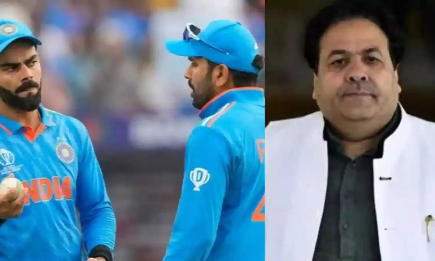 Rajiv Shukla Reacts : కోహ్లీ, రోహిత్ల ఫేర్వెల్ గురించి మాట్లాడొద్దు Rajiv Shukla Reacts : కోహ్లీ, రోహిత్ల ఫేర్వెల్ గురించి మాట్లాడొద్దు