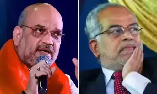 Amit Shah : జస్టిస్ సుదర్శన్ రెడ్డి నక్సలిజానికి మద్ధతిచ్చారు.. అమిత్ షా సంచలన ఆరోపణలు Amit Shah : జస్టిస్ సుదర్శన్ రెడ్డి నక్సలిజానికి మద్ధతిచ్చారు.. అమిత్ షా సంచలన ఆరోపణలు