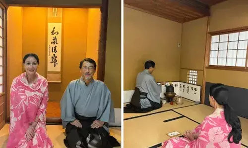 రాజస్థాన్ ఉప ముఖ్యమంత్రి కోసం మచా తయారుచేస్తున్న జపాన్ రాయబారి