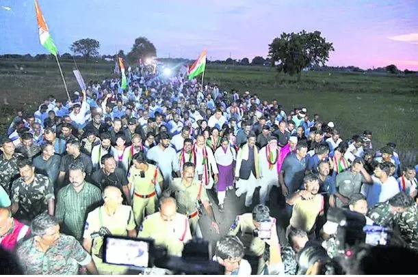 CONGRESS: కొనసాగుతున్న కాంగ్రెస్ జనహిత పాదయాత్ర CONGRESS: కొనసాగుతున్న కాంగ్రెస్ జనహిత పాదయాత్ర