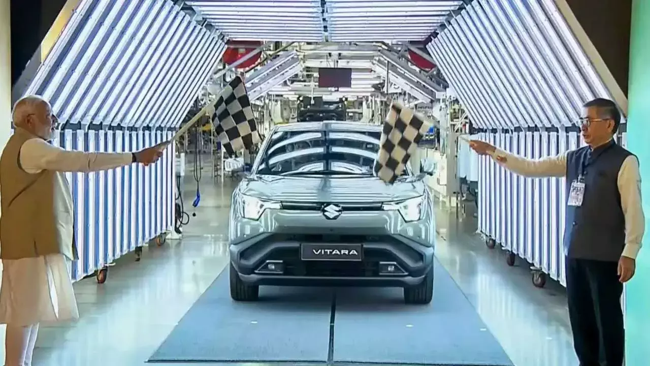 PM Narendra Modi : మారుతీ సుజుకీ ఎలక్ట్రిక్‌ కారును ప్రారంభించిన పీఎం నరేంద్రమోదీ