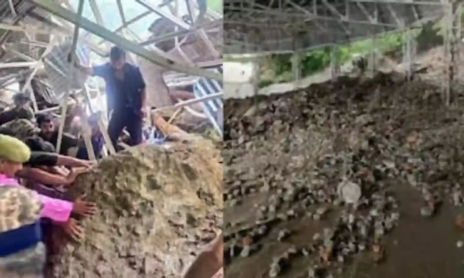 Jammu Kashmir: వైష్ణో దేవి యాత్ర మార్గంలో కొండచరియలు విరిగిపడి 13 మంది మృతి.. Jammu Kashmir: వైష్ణో దేవి యాత్ర మార్గంలో కొండచరియలు విరిగిపడి 13 మంది మృతి..