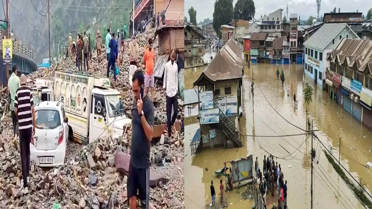Heavy Rains : జమ్ముకశ్మీర్లో భారీ వర్షాలు.. 41 మంది మృతి Heavy Rains : జమ్ముకశ్మీర్లో భారీ వర్షాలు.. 41 మంది మృతి