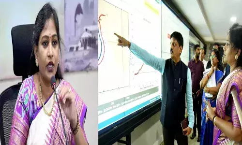 Home Minister Anitha : ఏపీలో భారీ వర్షాలు.. సహాయక చర్యలపై హోంమంత్రి అనిత సమీక్ష Home Minister Anitha : ఏపీలో భారీ వర్షాలు.. సహాయక చర్యలపై హోంమంత్రి అనిత సమీక్ష