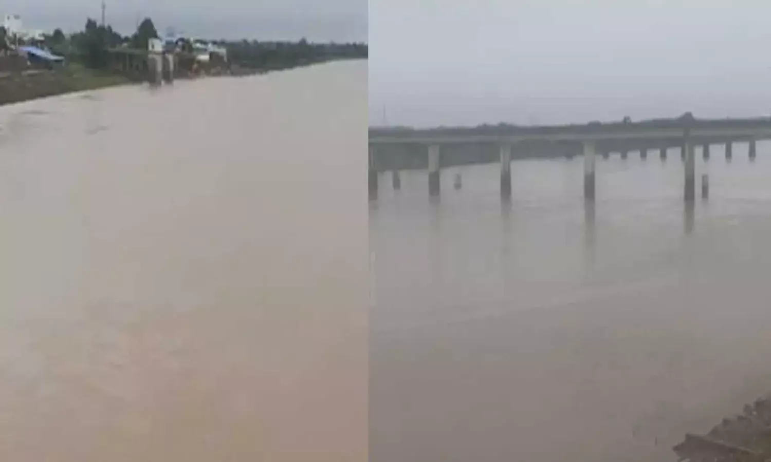 Godavari : బాసర వద్ద గోదావరికి పోటెత్తిన వరదలు.. స్థానికుల భయాందోళన.. Godavari : బాసర వద్ద గోదావరికి పోటెత్తిన వరదలు.. స్థానికుల భయాందోళన..