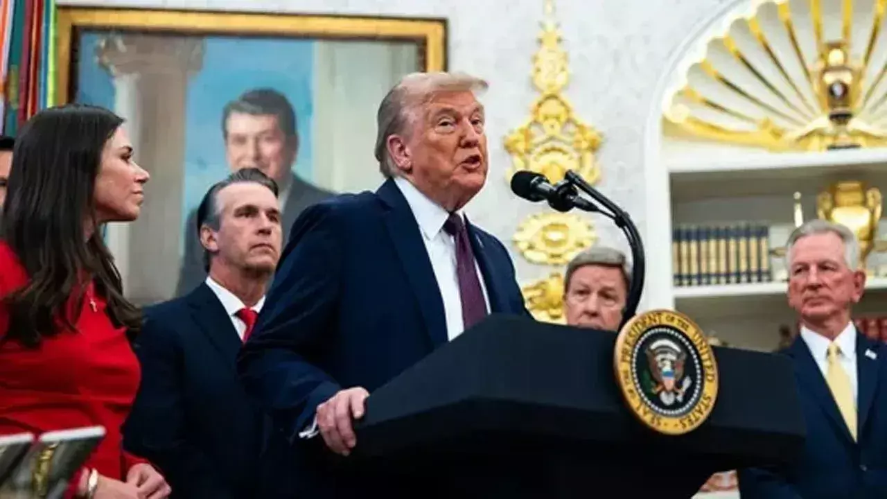 Trump: భారత్ టారిఫ్లపై ట్రంప్ కీలక వ్యాఖ్యలు.. Trump: భారత్ టారిఫ్లపై ట్రంప్ కీలక వ్యాఖ్యలు..