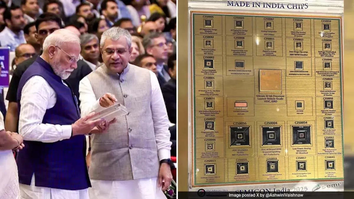 Vikram 3201: ‘విక్రమ్ 3201’? భారత్లో తొలి స్వదేశీ మైక్రోచిప్... Vikram 3201: ‘విక్రమ్ 3201’? భారత్లో తొలి స్వదేశీ మైక్రోచిప్...