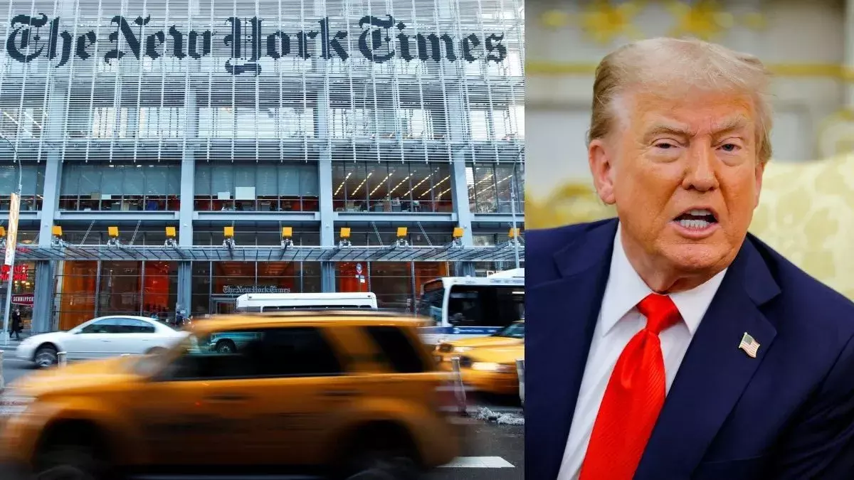 Trump:  న్యూయార్క్ టైమ్స్‌పై ట్రంప్ 15 బిలియన్ల దావా