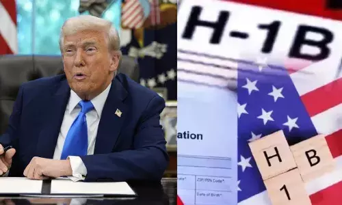 H-1B visa fee hike: H-1B వీసాలపై ట్రంప్ .. టాలెంటెడ్ వర్కర్లను కోల్పోనున్న యూఎస్.. H-1B visa fee hike: H-1B వీసాలపై ట్రంప్ .. టాలెంటెడ్ వర్కర్లను కోల్పోనున్న యూఎస్..