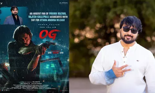 Rajesh Kallepalli :  ఉత్తరాంధ్రలో ఓ.జిని రిలీజ్ చేస్తున్న పవన్ ఫ్యాన్ రాజేష్ Rajesh Kallepalli :  ఉత్తరాంధ్రలో ఓ.జిని రిలీజ్ చేస్తున్న పవన్ ఫ్యాన్ రాజేష్