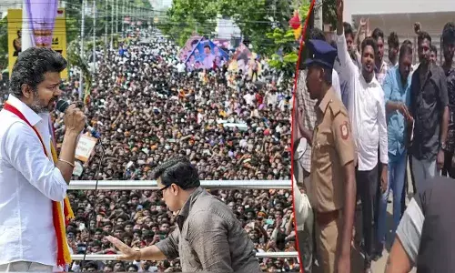 High Tension Chennai: హీరో విజయ్ ఇంటి వద్ద హైటెన్షన్..   ఇంటి ముట్టడికి విద్యార్థి సంఘాల యత్నం..