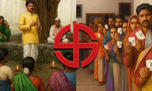 ELECTIONS: మోగిన స్థానిక నగారా... గ్రామాల్లో రాజకీయ వేడి ELECTIONS: మోగిన స్థానిక నగారా... గ్రామాల్లో రాజకీయ వేడి