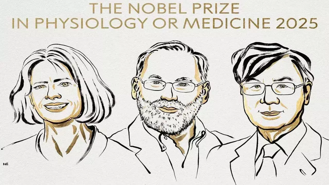 Nobel Prize: ముగ్గురు శాస్త్రవేత్తలకు వైద్యశాస్త్రంలో నోబెల్ పురస్కారం Nobel Prize: ముగ్గురు శాస్త్రవేత్తలకు వైద్యశాస్త్రంలో నోబెల్ పురస్కారం
