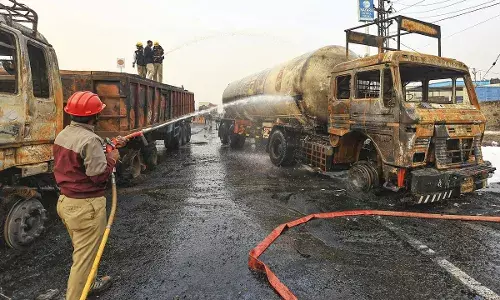 Highway Explosions:   జైపూర్‌-అజ్మీర్ హైవేపై భారీ ప్ర‌మాదం