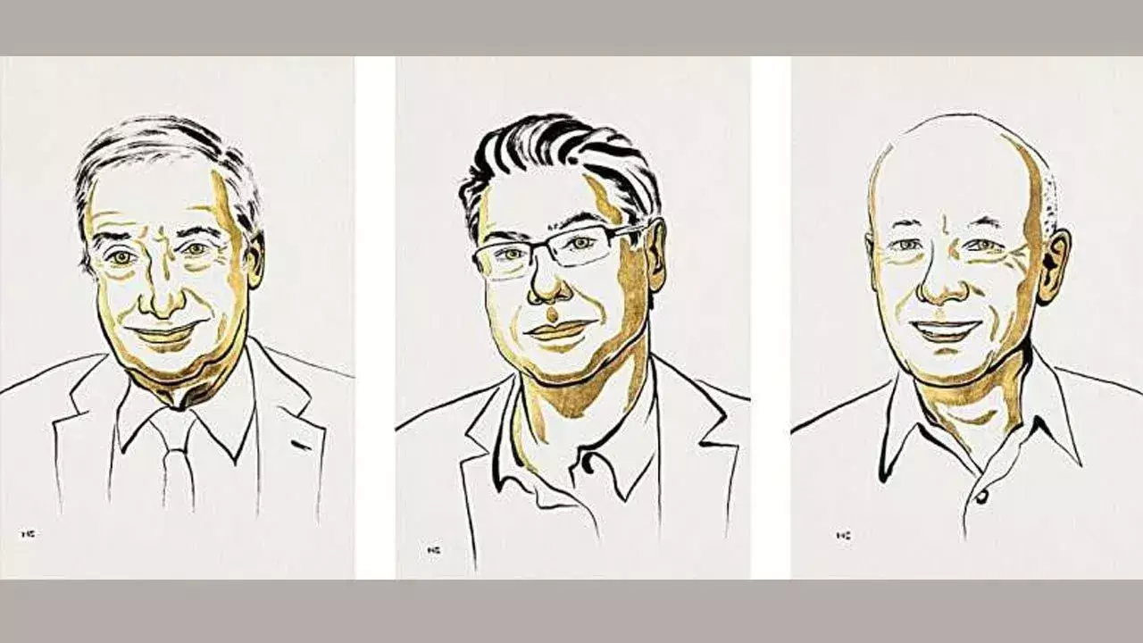 Nobel Prize in Economics 2025: ఆర్థిక శాస్త్రంలో ముగ్గురికి నోబెల్ బహుమతి.. Nobel Prize in Economics 2025: ఆర్థిక శాస్త్రంలో ముగ్గురికి నోబెల్ బహుమతి..