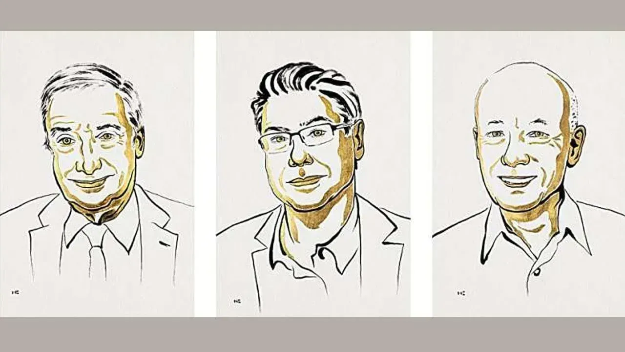 Nobel Prize in Economics 2025: ఆర్థిక శాస్త్రంలో ముగ్గురికి నోబెల్ బహుమతి.. Nobel Prize in Economics 2025: ఆర్థిక శాస్త్రంలో ముగ్గురికి నోబెల్ బహుమతి..