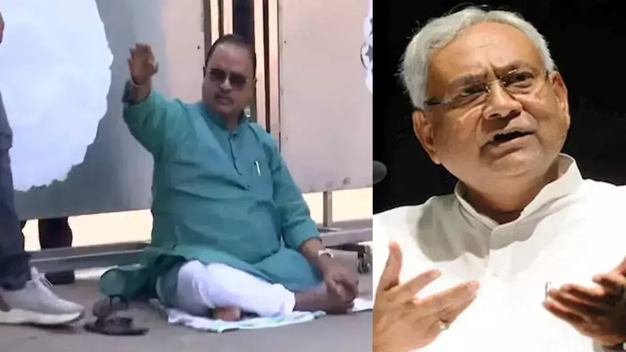 Nitish Kumar: నితీష్ కుమార్ ఇంటి దగ్గర ఉద్రిక్తత.. Nitish Kumar: నితీష్ కుమార్ ఇంటి దగ్గర ఉద్రిక్తత..