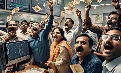 Stock Market : మార్కెట్లో దీపావళి సంబరాలు..దూసుకెళ్తున్న సెన్సెక్స్.. 3 రోజుల్లో రూ.9 లక్షల కోట్ల లాభం. Stock Market : మార్కెట్లో దీపావళి సంబరాలు..దూసుకెళ్తున్న సెన్సెక్స్.. 3 రోజుల్లో రూ.9 లక్షల కోట్ల లాభం.