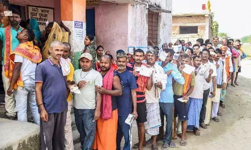 Bihar Elections: బీహార్లో రికార్డు స్థాయి పోలింగ్ Bihar Elections: బీహార్లో రికార్డు స్థాయి పోలింగ్