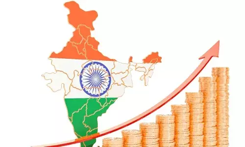 India GDP : జీఎస్టీ, వినియోగం జోరు.. భారత జీడీపీకి రెక్కలు.. 8.8% వృద్ధి అంచనా. India GDP : జీఎస్టీ, వినియోగం జోరు.. భారత జీడీపీకి రెక్కలు.. 8.8% వృద్ధి అంచనా.
