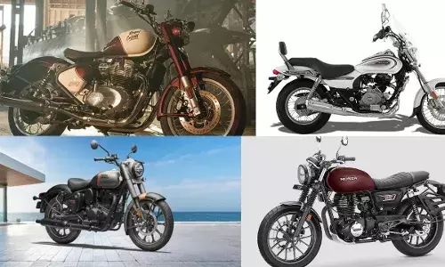 Cruiser Bikes : వెనుక కూర్చునే వారికి బంపర్ ఆఫర్..కంఫర్ట్లో నంబర్ 1 ఈ 5 క్రూయిజర్ బైక్స్ ఇవే. Cruiser Bikes : వెనుక కూర్చునే వారికి బంపర్ ఆఫర్..కంఫర్ట్లో నంబర్ 1 ఈ 5 క్రూయిజర్ బైక్స్ ఇవే.
