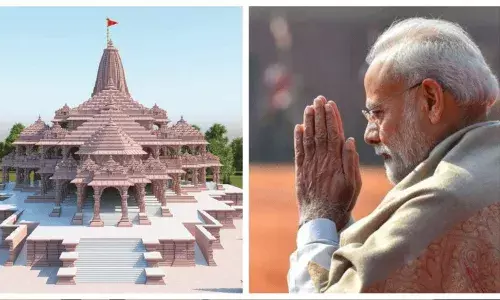 అయోధ్య రామమందిరం.. 191 అడుగుల ఎత్తైన శిఖరంపై జెండా ఎగురవేసిన ప్రధాని.. అయోధ్య రామమందిరం.. 191 అడుగుల ఎత్తైన శిఖరంపై జెండా ఎగురవేసిన ప్రధాని..