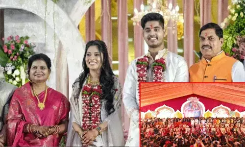 Madhya Pradesh: సీఎం కొడుకైనా సింపుల్ గా.. సామూహిక వివాహ వేడుకలో పరిణయం..