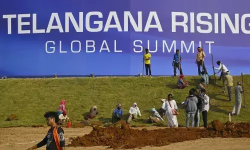 Telangana Global Summit : గ్లోబల్ సమ్మిట్ కు భారీ ఏర్పాట్లు.... Telangana Global Summit : గ్లోబల్ సమ్మిట్ కు భారీ ఏర్పాట్లు....