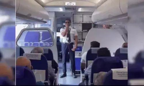 Indigo Pilot: క్షమించండి, సిబ్బందితో సహకరించండి.. మేం కూడా ఇంటికి వెళ్లాలి.. Indigo Pilot: క్షమించండి, సిబ్బందితో సహకరించండి.. మేం కూడా ఇంటికి వెళ్లాలి..