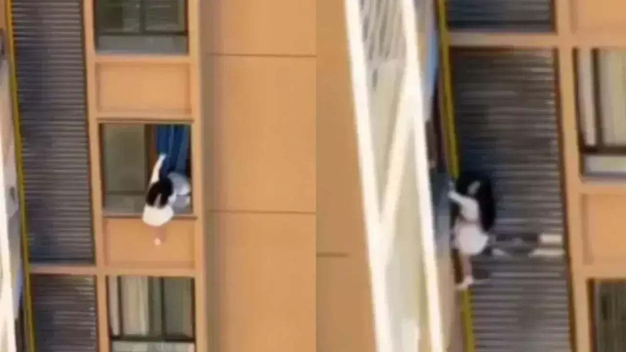 Viral Escape Video: .. ప్రియుడితో ఉండగా ఎంటరైన భార్య ..ఆ తర్వాత ఏం జరిగిందంటే Viral Escape Video: .. ప్రియుడితో ఉండగా ఎంటరైన భార్య ..ఆ తర్వాత ఏం జరిగిందంటే