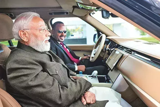 PM Modi: ఇథియోపియాలో  మోడీకి  ఘన స్వాగతం పలికిన పీఎం అబియ్ అహ్మద్ అలీ