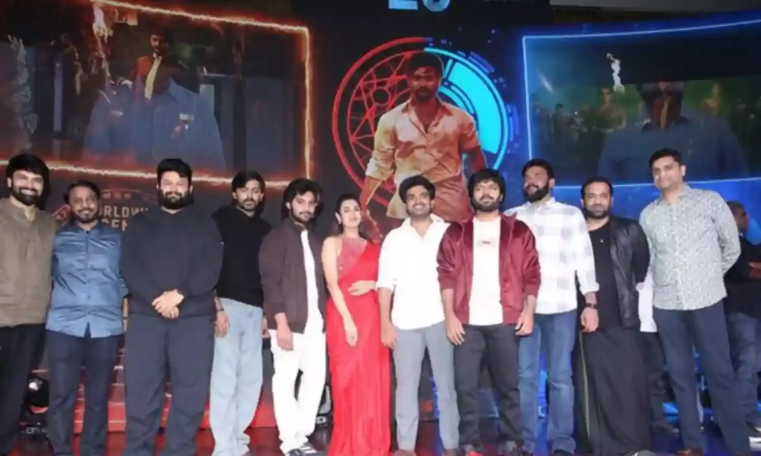 Shambala :  శంబాల ప్రీ రిలీజ్ ఈవెంట్ లో ఆది, సాయికుమార్ జపం