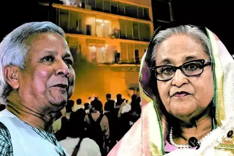 Sheikh Hasina: బంగ్లాదేశ్‌లో హింస  నియంత్రించే శక్తి యూనస్ ప్రభుత్వానికి లేదు : షేక్‌ హసీనా