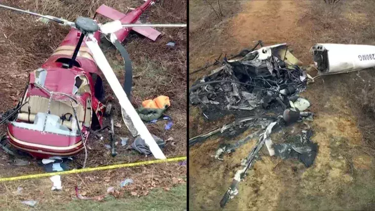 New jersey : గగనతలంలో 2 హెలికాప్టర్లు ఢీ- ఒకరు మృతి New jersey : గగనతలంలో 2 హెలికాప్టర్లు ఢీ- ఒకరు మృతి