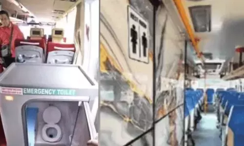 Bangalore : బడి పిల్లల కోసం బస్సులోనే బయో టాయిలెట్.. పాఠశాల మాస్టర్ ప్లాన్