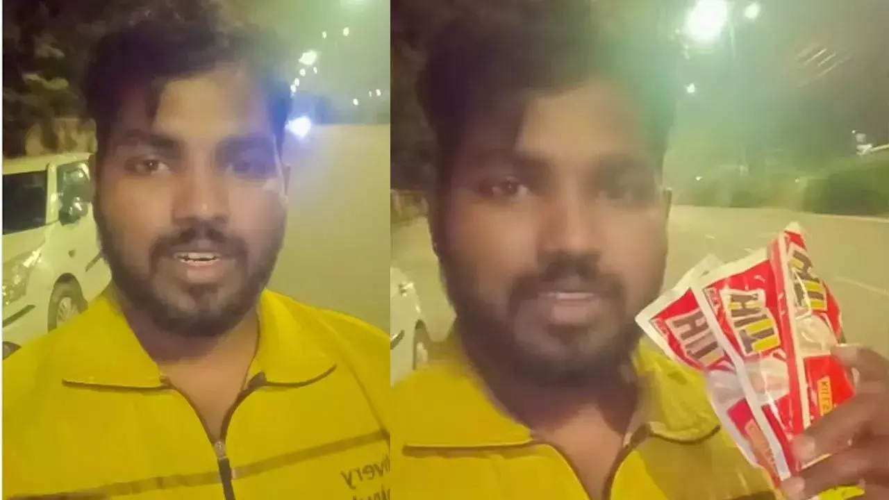 Tamil Nadu: ఆత్మహత్యాయత్నాన్ని పసిగట్టి ఎలుకల మందు డెలివరీకి నిరాకరణ ... డెలివరీ బాయ్పై ప్రశంసల వర్షం Tamil Nadu: ఆత్మహత్యాయత్నాన్ని పసిగట్టి ఎలుకల మందు డెలివరీకి నిరాకరణ ... డెలివరీ బాయ్పై ప్రశంసల వర్షం