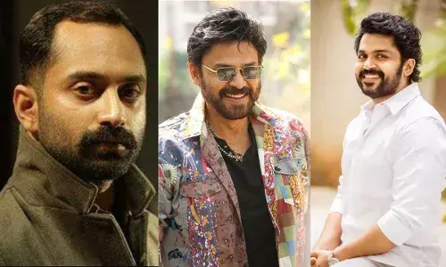 Venkatesh : వెంకటేష్ కోసం కార్తీనా లేక ఫహాద్ నా..? Venkatesh : వెంకటేష్ కోసం కార్తీనా లేక ఫహాద్ నా..?