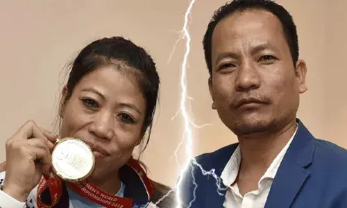 మాజీ భర్తపై వివాదాస్పద వ్యాఖ్యలు చేసినందుకు మేరీ కోమ్ క్షమాపణలు..