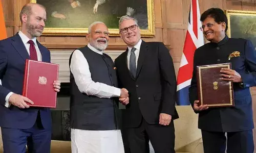 UK-India FTA : భారత్‌తో ఒప్పందం..బ్రిటన్‌కు కాసుల పంట..ఈయూ కన్నా ముందే డీల్ ఓకే