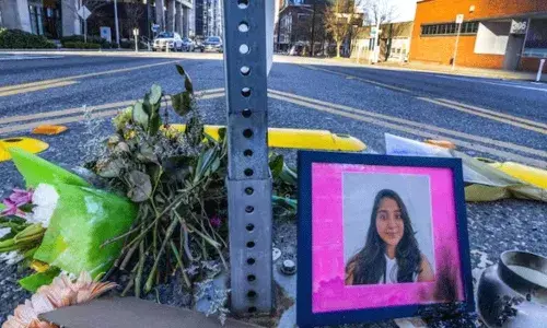 అమెరికాలో పోలీస్ వ్యాన్ కింద పడి ప్రాణాలు కోల్పోయిన జాహ్నవి కందుల కుటుంబానికి రూ.262 కోట్ల పరిహారం