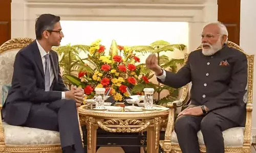 Delhi: ప్రధాని నరేంద్ర మోదీతో గూగుల్ సీఈవో సుందర్ పిచాయ్ భేటీ..