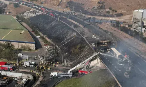 Chile tragedy: లిక్విడ్ వాయువును తీసుకెళుతున్న ట్రక్కు బోల్తా.. నలుగురు మృతి