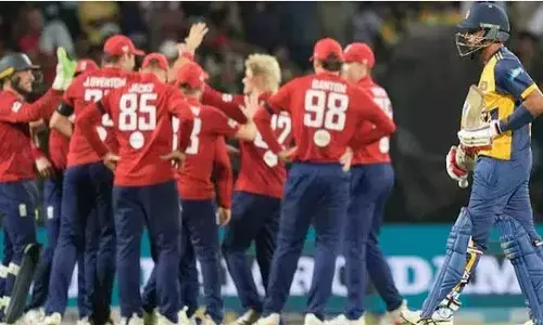 T20 WORLCUP:ఇంగ్లాండ్ స్పిన్‌ ఉచ్చుకు బలైన శ్రీలంక