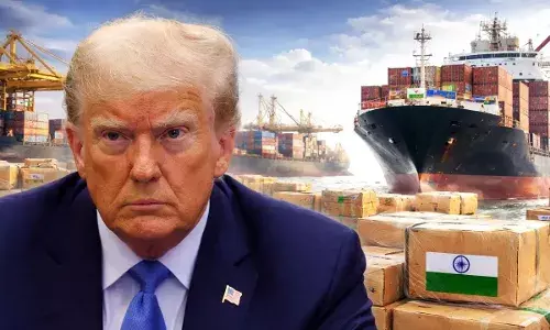 Trump Tariffs : ట్రంప్ టారిఫ్ దెబ్బ.. అమెరికాకు భారత ఎగుమతులు బంద్!