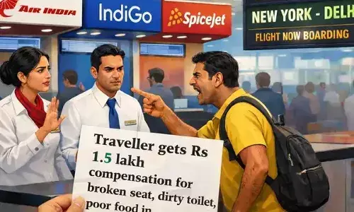 Airline Fine : విరిగిన సీట్లు, మురికి టాయిలెట్లు.. విమానయాన సంస్థకు రూ.1.5 లక్షల షాక్.