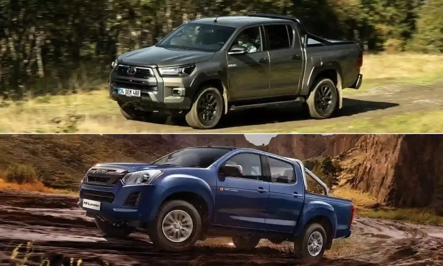 Toyota Hilux vs Isuzu V-Cross : టయోటా హిలక్స్ వర్సెస్ ఇసుజు వీ-క్రాస్.. మీ ఛాయిస్ ఏది ? Toyota Hilux vs Isuzu V-Cross : టయోటా హిలక్స్ వర్సెస్ ఇసుజు వీ-క్రాస్.. మీ ఛాయిస్ ఏది ?