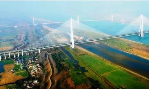 AP: తెలుగు రాష్ట్రాల మధ్య కృష్ణా నదిపై ఐకానిక్ వంతెన